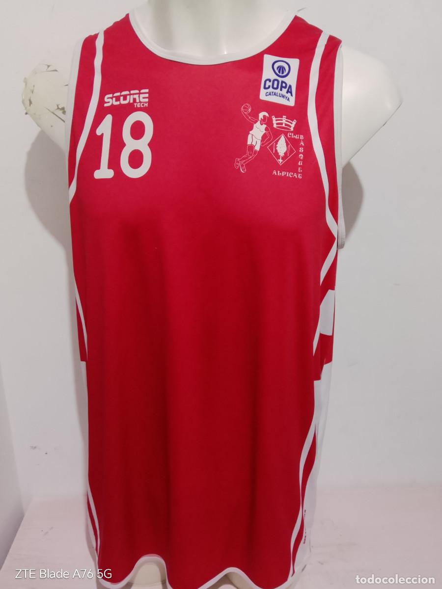 Coleccionismo deportivo: CB Alpicat Lleida basquet camiseta shirt basketball basket Copa Catalunya 58x80cts