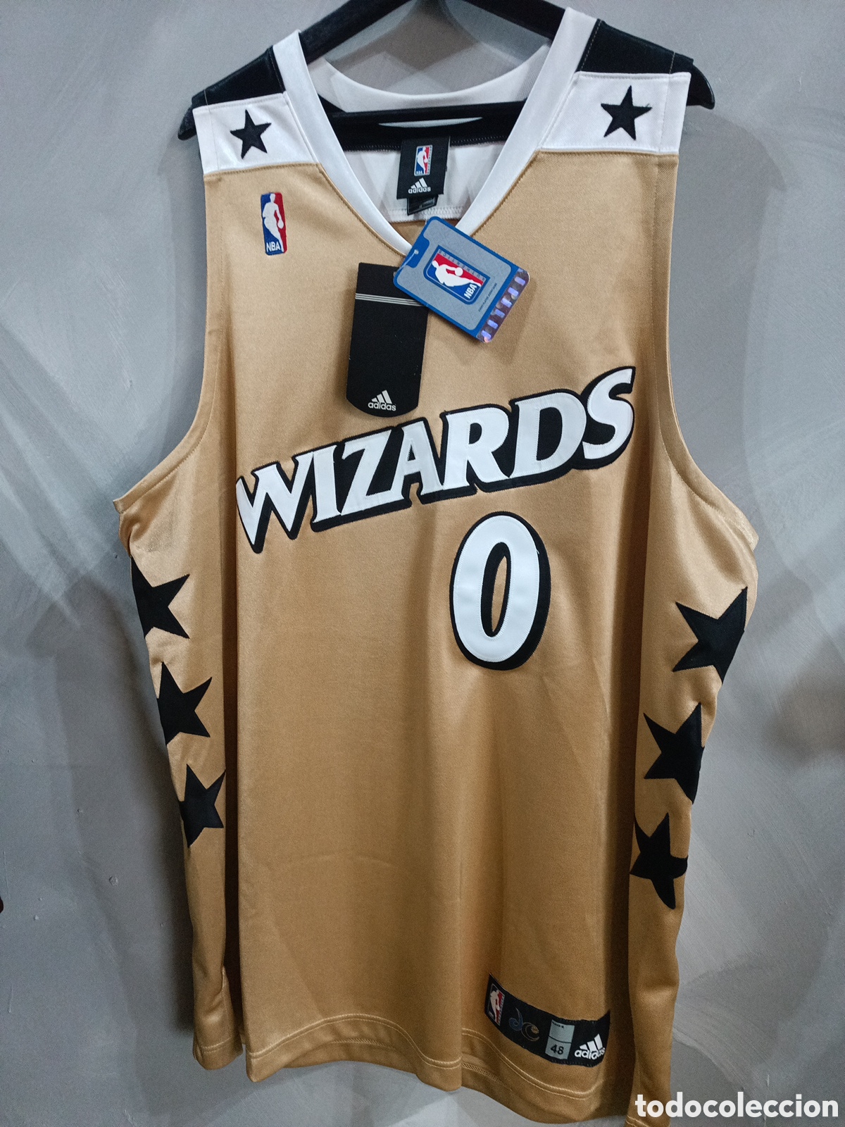 Coleccionismo deportivo: Swingman Equipaje Entero Wizards Arenas 0