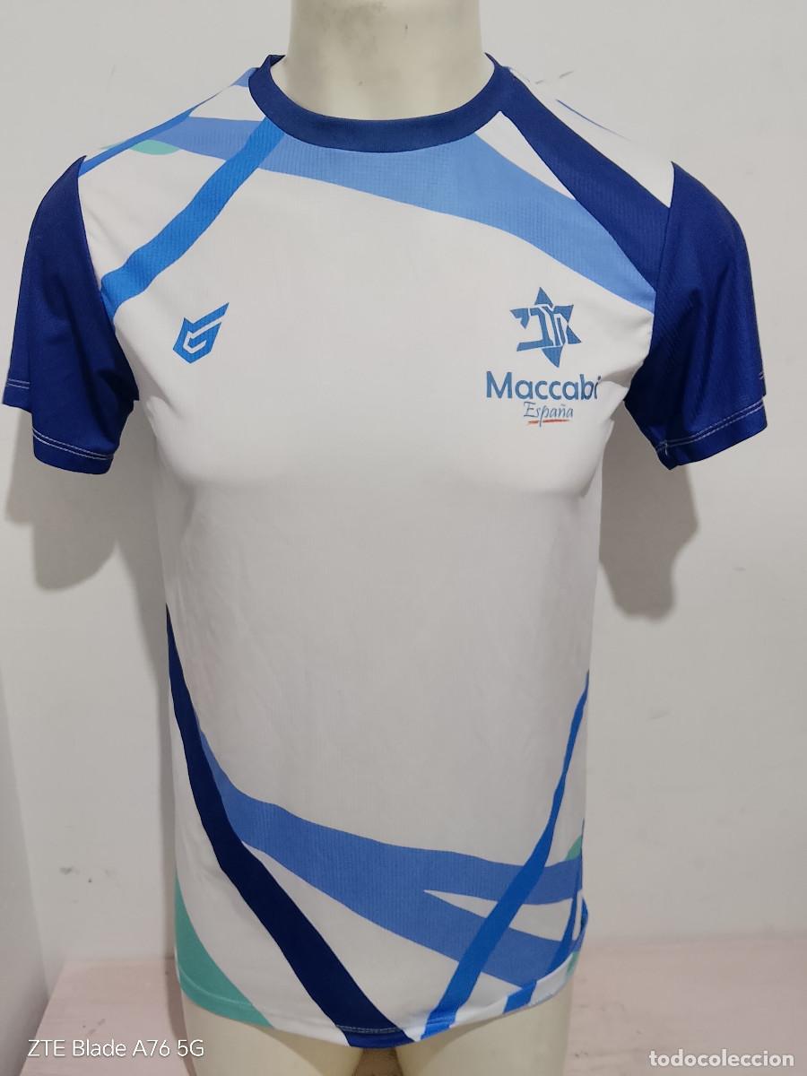 Coleccionismo deportivo: Cultural Maccabi Espa&ntilde;a Spain Sports Israel comunity shirt Tenis athletics running S 48cts