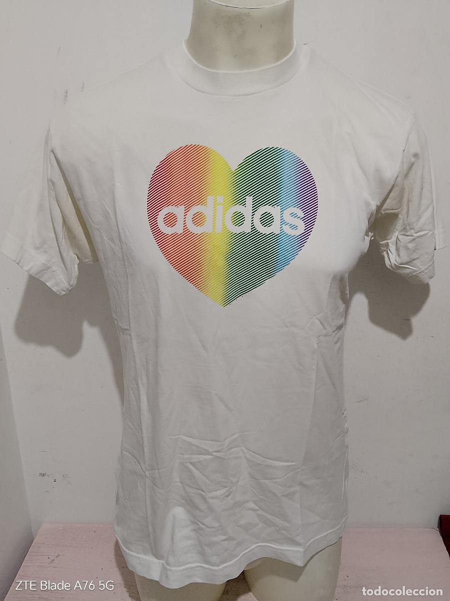 Coleccionismo deportivo: Adidas camiseta hearth colours friendly gay lgtbi shirt s 55cts
