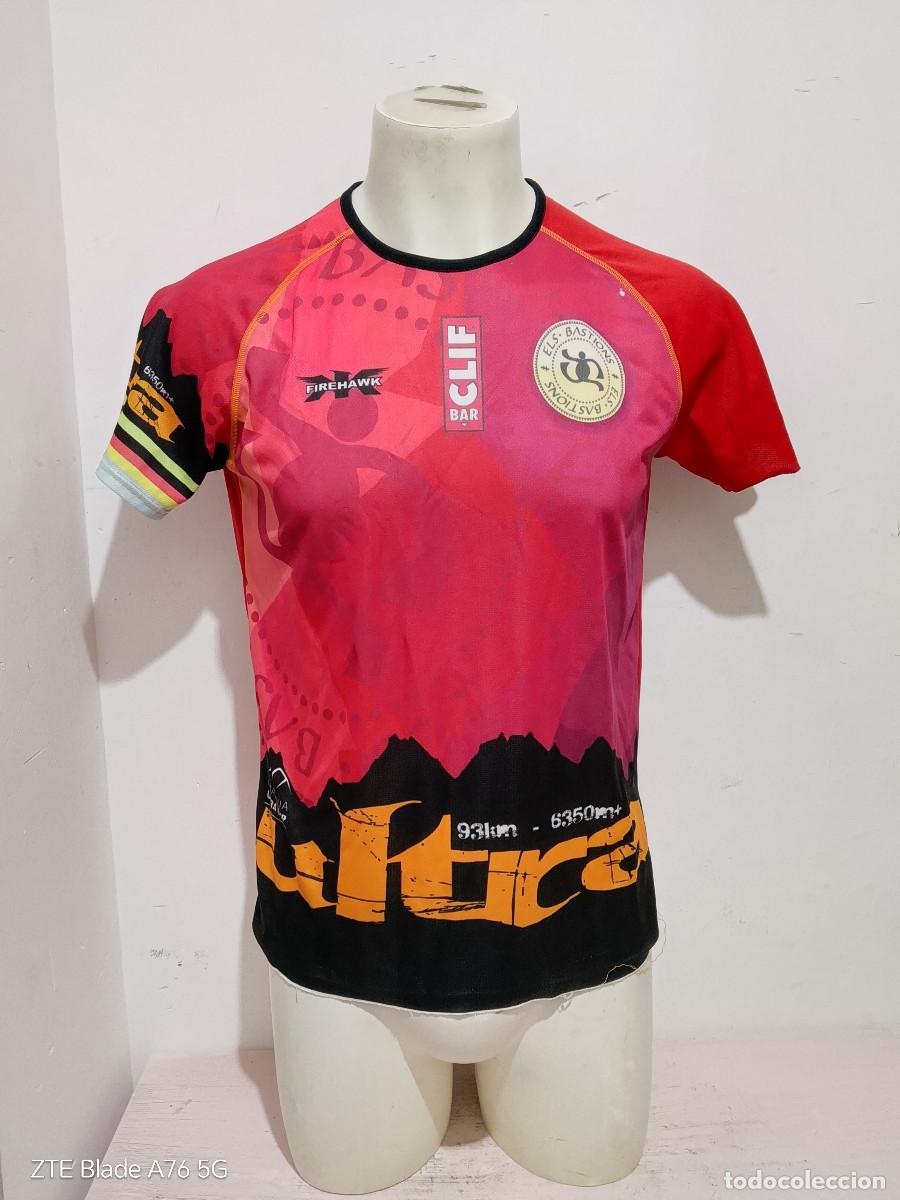 Coleccionismo deportivo: trail running senderismo Els Bastions vall de Ribes Girona running shirt camiseta xxl 55cts