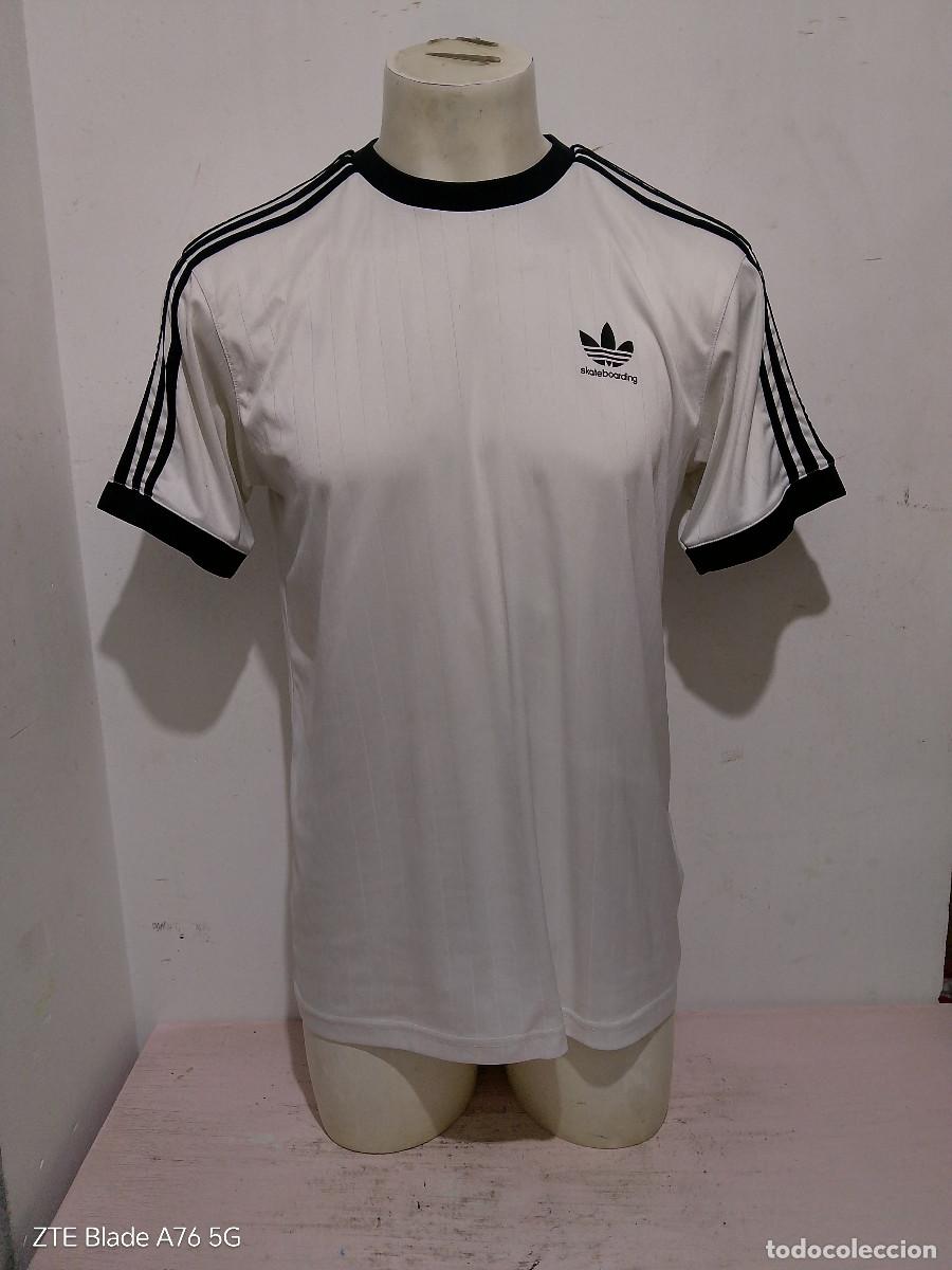 Coleccionismo deportivo: Adidas Skate Boarding Skating roller shirt camiseta L 57cts