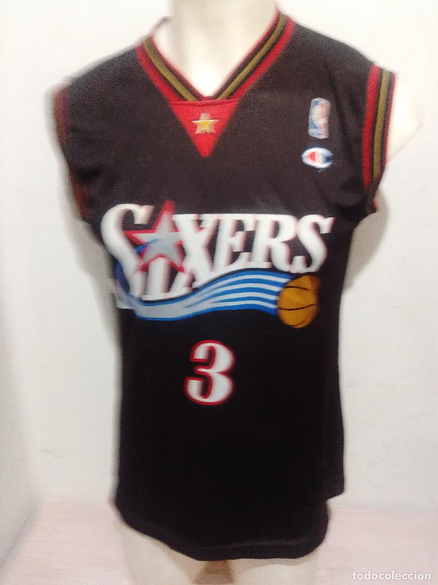 Coleccionismo deportivo: Sixers Iverson NBA camiseta basketball basket basquet shirt S 56cts