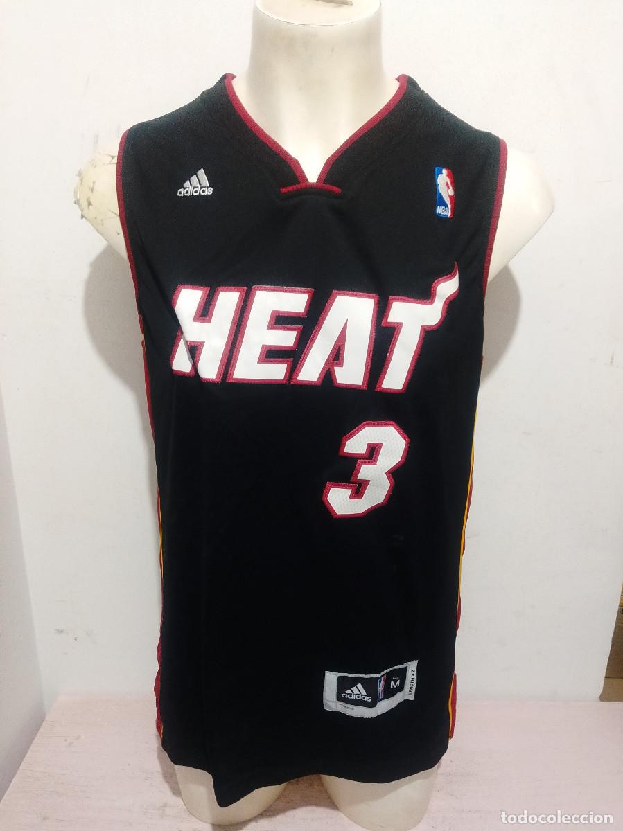 Coleccionismo deportivo: Miami Heat Wade NBA camiseta shirt basketball basket basquet M 56x82cts
