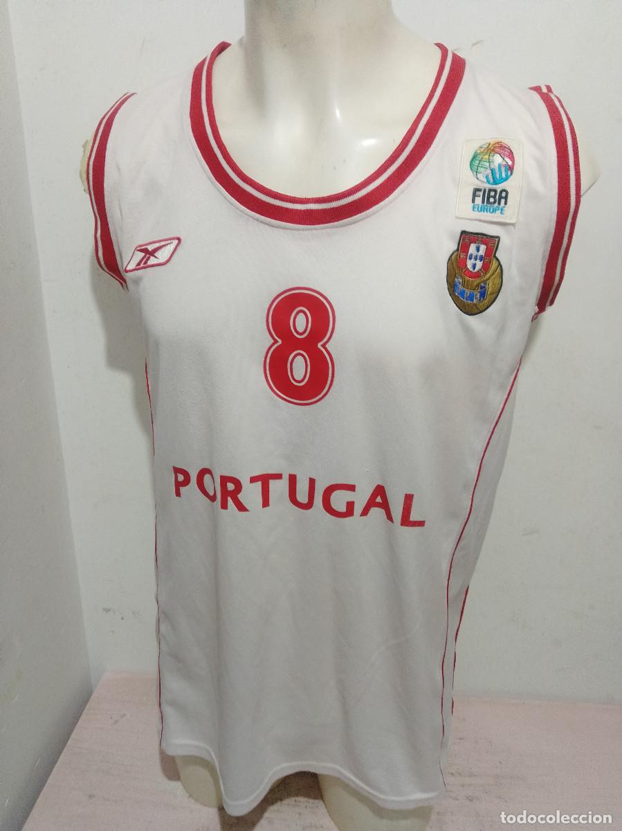 Coleccionismo deportivo: Portugal Basketball camisola match worn basket seleccion basquet shirt L 56cts