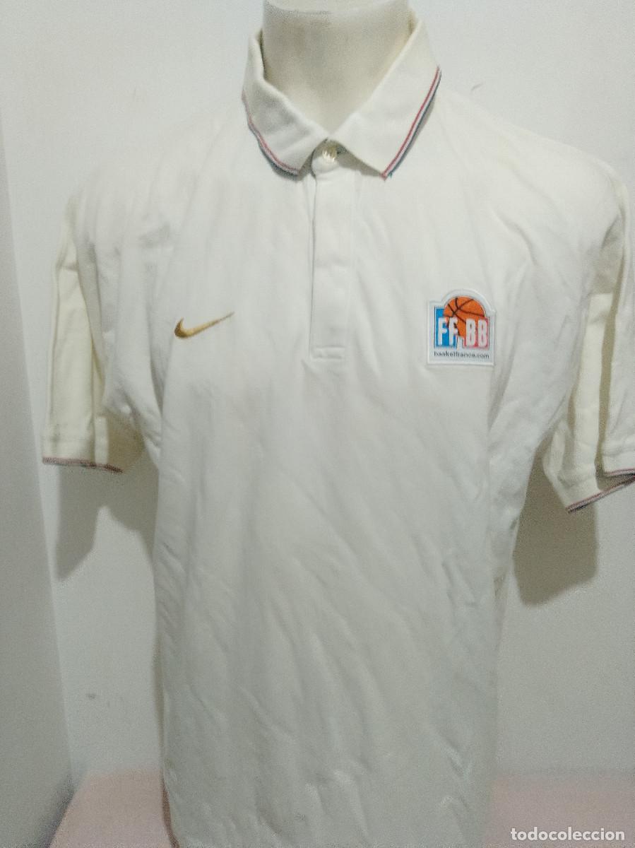 Coleccionismo deportivo: France basketball polo jersey shirt seleccion national xxl 65cts
