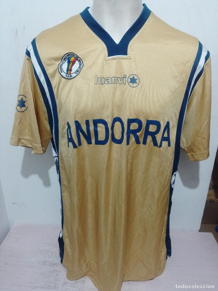 Coleccionismo deportivo: Basquet Andorra camiseta shirt basketball 7xl 60cts Jugador for players