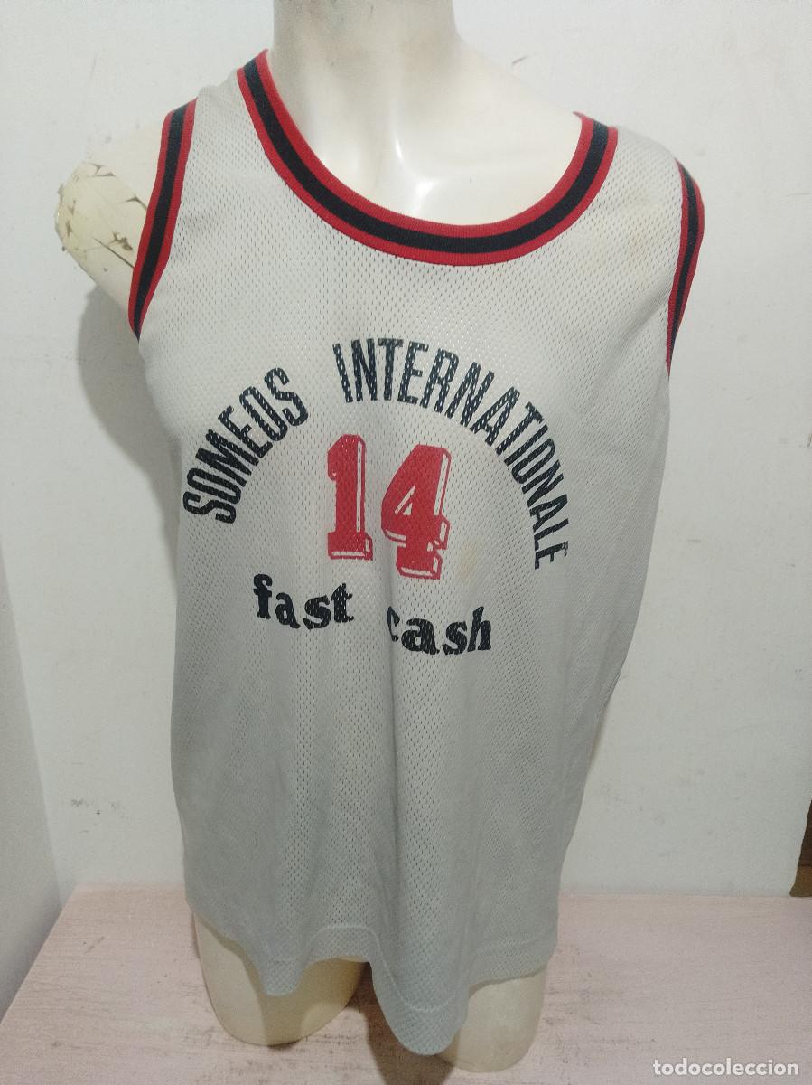 Coleccionismo deportivo: Milan basketball vintage shirt maglia basket italia 1990 55x78cts
