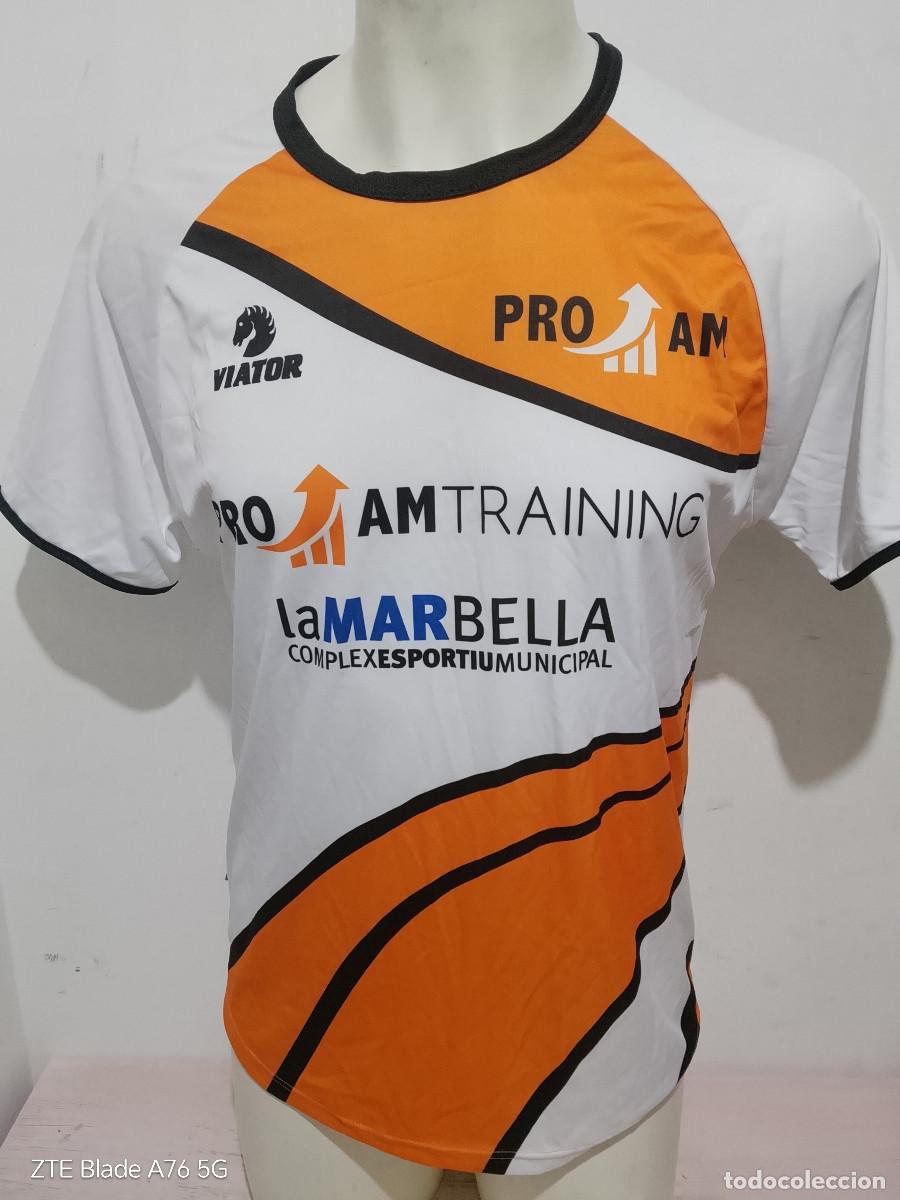 Coleccionismo deportivo: ProAm Training mar bella barcelona camiseta fitness gym shirt L 56