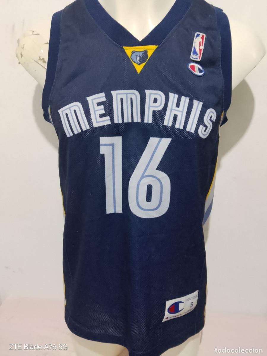 Coleccionismo deportivo: Memphis Gasol camiseta Grizzlies NBA basketball basket basquet shirt 52x75cts S