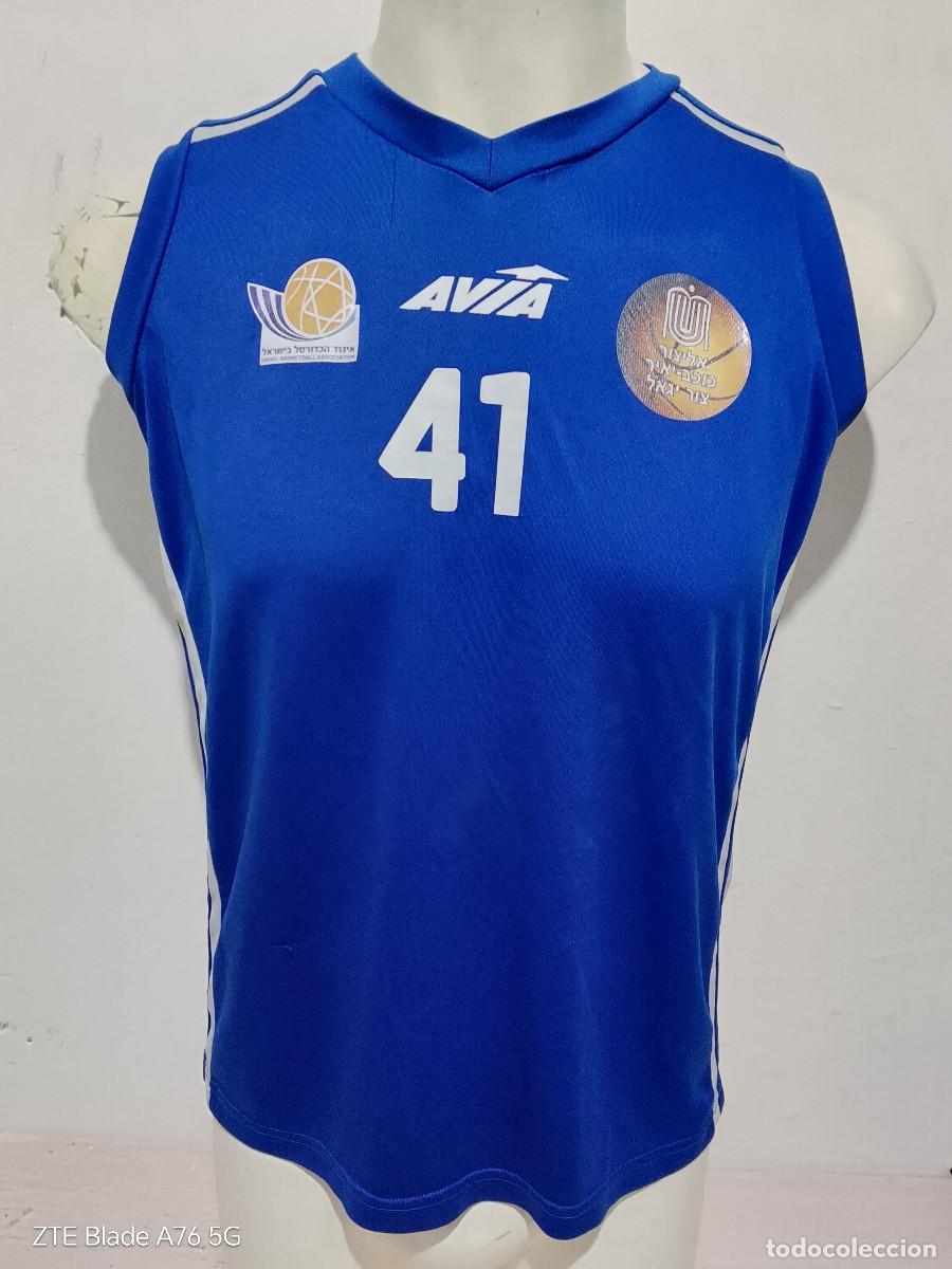 Coleccionismo deportivo: Israel match worn basketball basket shirt camiseta s 49cts