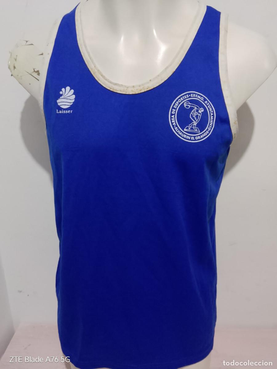 Coleccionismo deportivo: Alhaur&iacute;n el Grande Malaga camiseta atletismo camiseta vintage 55x75cts M-L