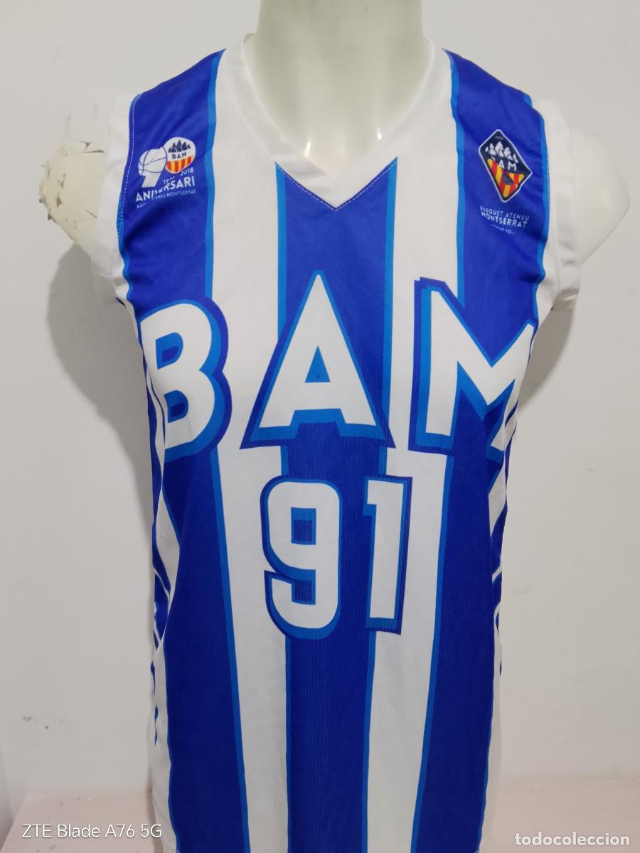 Coleccionismo deportivo: Basquet Ateneu Montserrat Barcelona camiseta basquet basket catalunya M 51cts
