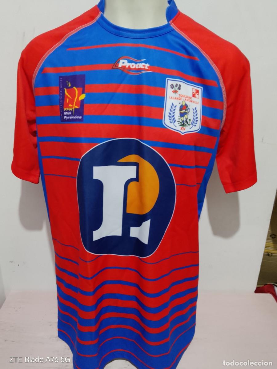 Coleccionismo deportivo: Toulouse Lalande Aucamville XV Rugby France jersey shirt camiseta xxl 59cts