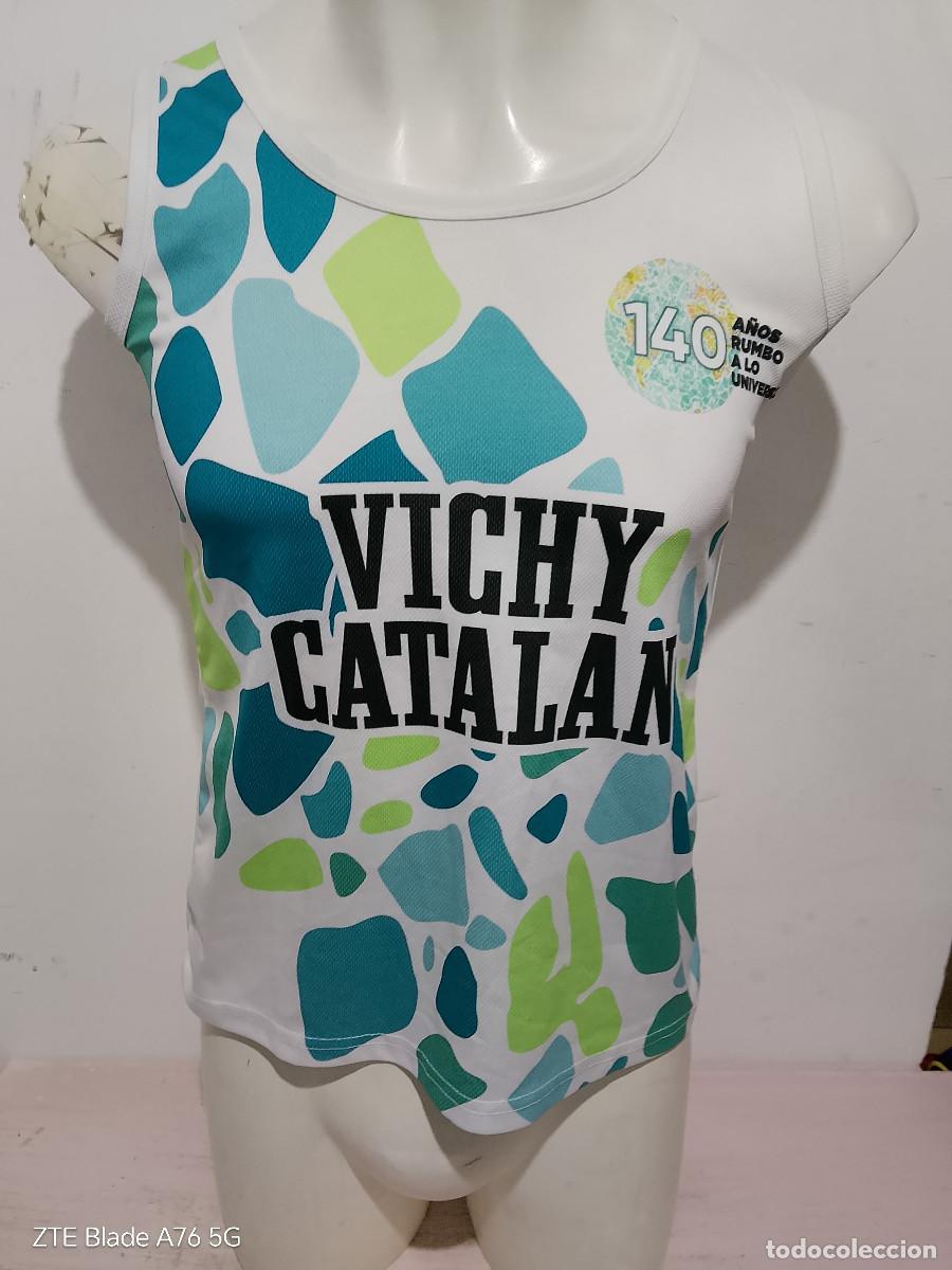 Coleccionismo deportivo: Vichy Catalan camiseta volleyball voleibol shirt atletismo athletics running L 48x66cts chica woman