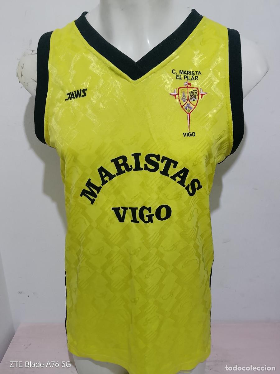 Coleccionismo deportivo: Maristas de Vigo 1990 galicia camiseta basquet basket shirt L