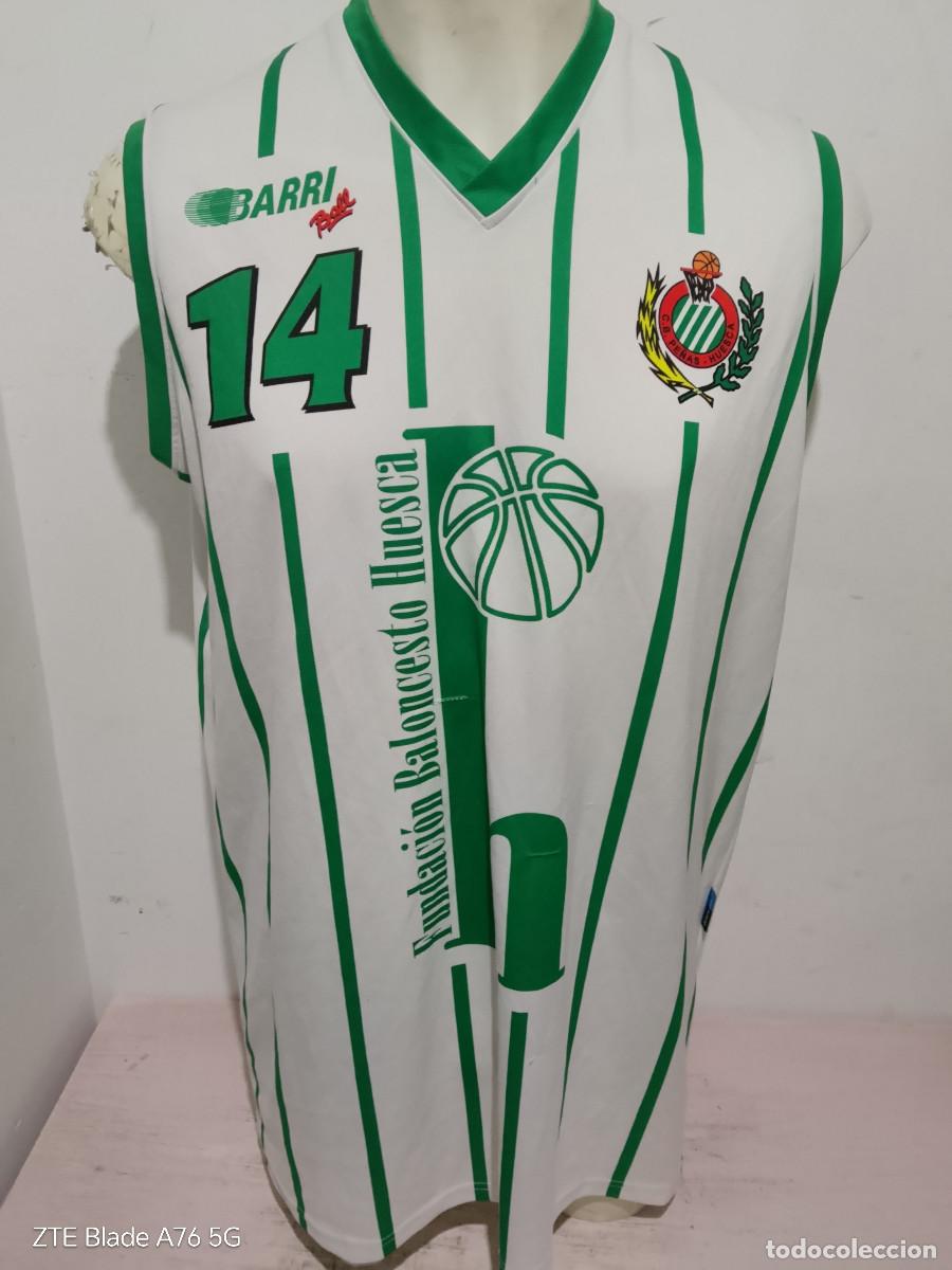 Coleccionismo deportivo: CB Pe&ntilde;as Huesca La Magia camiseta basket basquet shirt match worn basketball 58x84cts