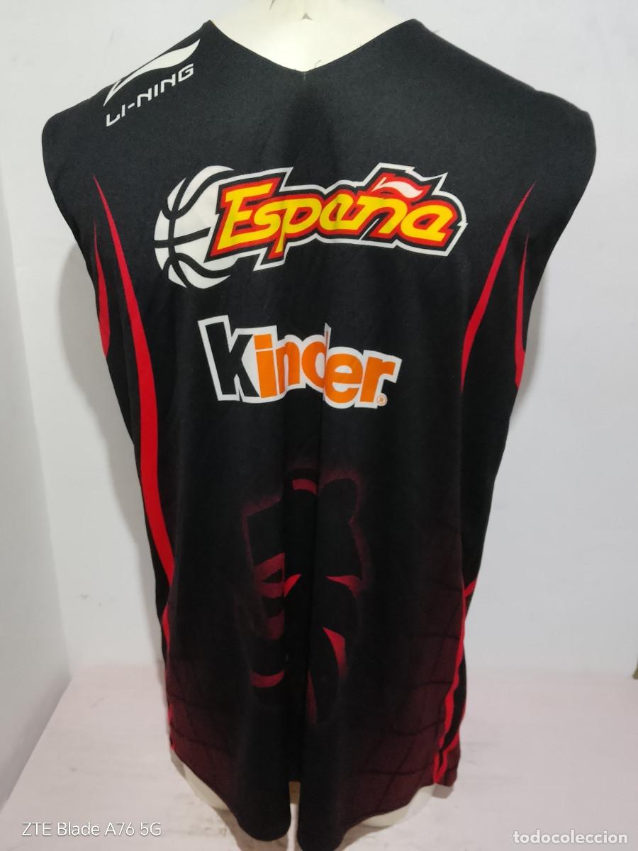 Coleccionismo deportivo: Espa&ntilde;a Spain basketball shirt camiseta seleccion 60x87cts xl reversible