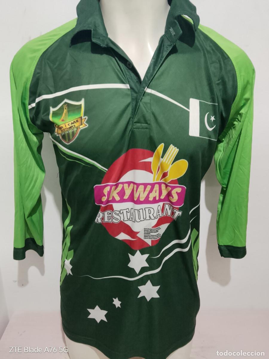 Coleccionismo deportivo: Pak i Care badalona cricket club pakistan camiseta shirt match worn L 57cts
