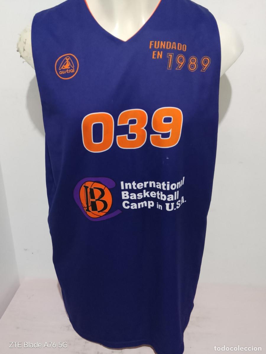 Coleccionismo deportivo: International Basketball Camp in U.S.A camiseta shirt basket match worn xl 62cts