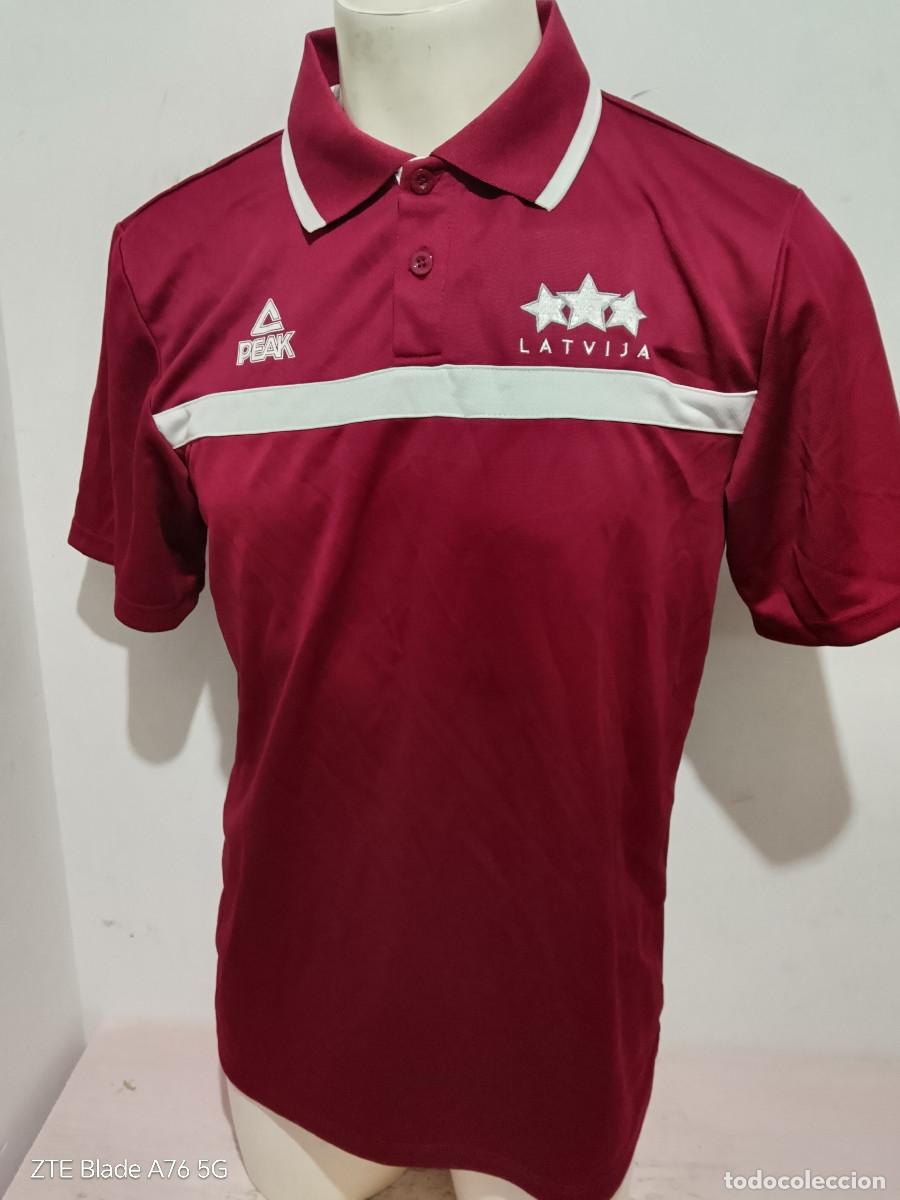 Coleccionismo deportivo: Latvija Letonia latvia basketbola basket basquet shirt camiseta L 56cts