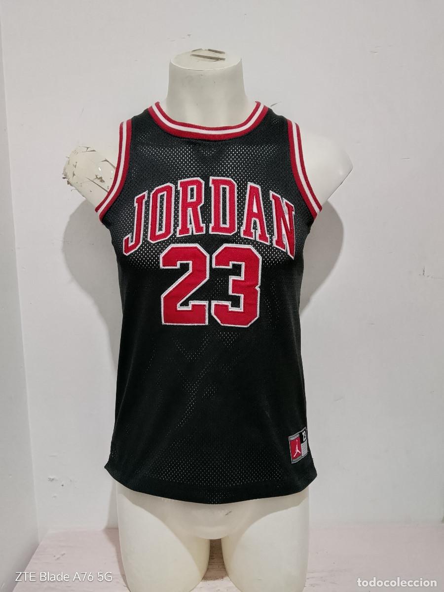 Coleccionismo deportivo: Michael Jordan NBA Chicago Bulls basket basquet camiseta shirt basketball 45x69cts 12-13 ni&ntilde;o