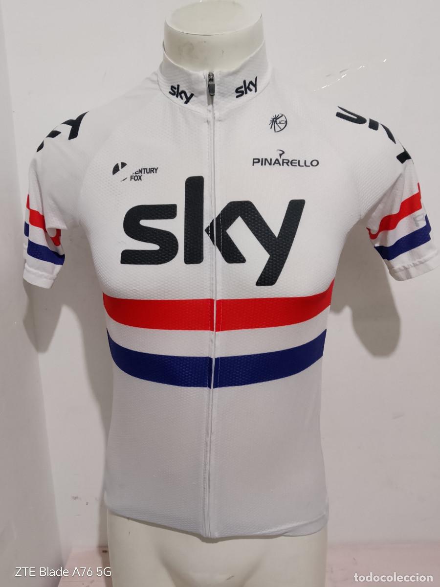 Coleccionismo deportivo: maillot ciclismo Team Sky ciclista m 48cts