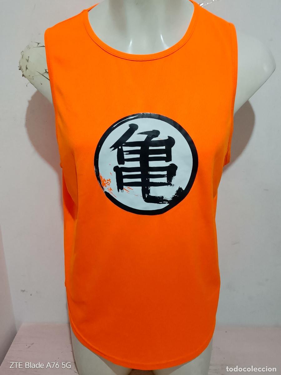 Coleccionismo deportivo: Dragon Ball Z manga anime camiseta shirt fitness deporte Muscle power L 56cts