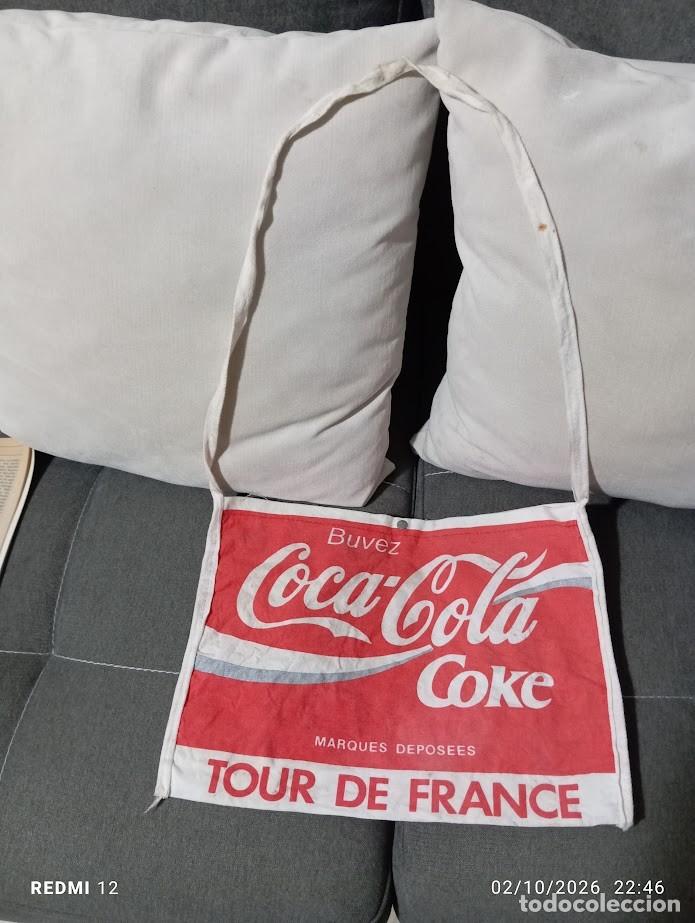 Coleccionismo deportivo: BOLSA DE AVITUALLAMIENTO TOUR DE FRANCE CICLISMO / COCA COLA