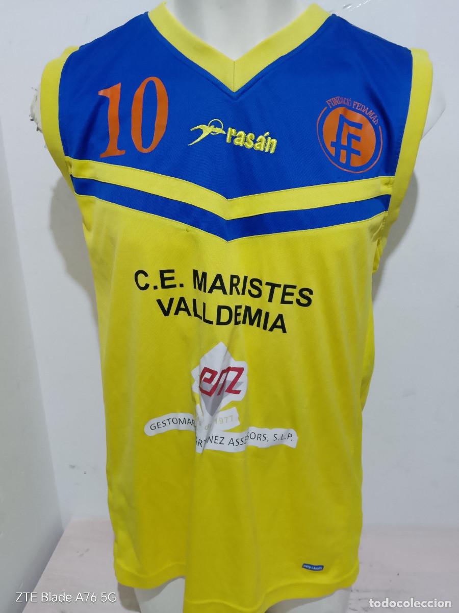 Coleccionismo deportivo: maristes Valdemia basket basquet shirt Vilassar de Mar L 56cts camiseta