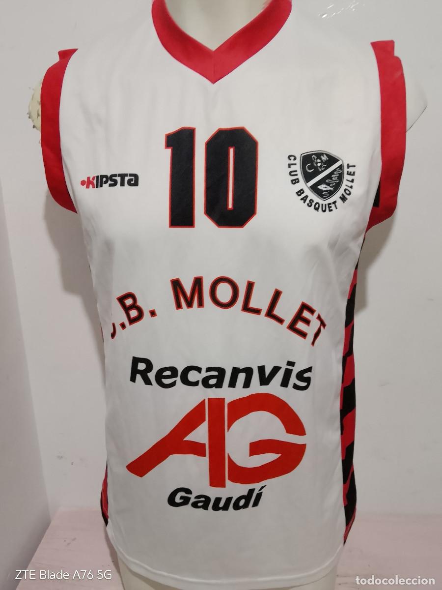 Coleccionismo deportivo: CB Mollet basket barcelona basquet shirt camiseta Catalunya M 57cts