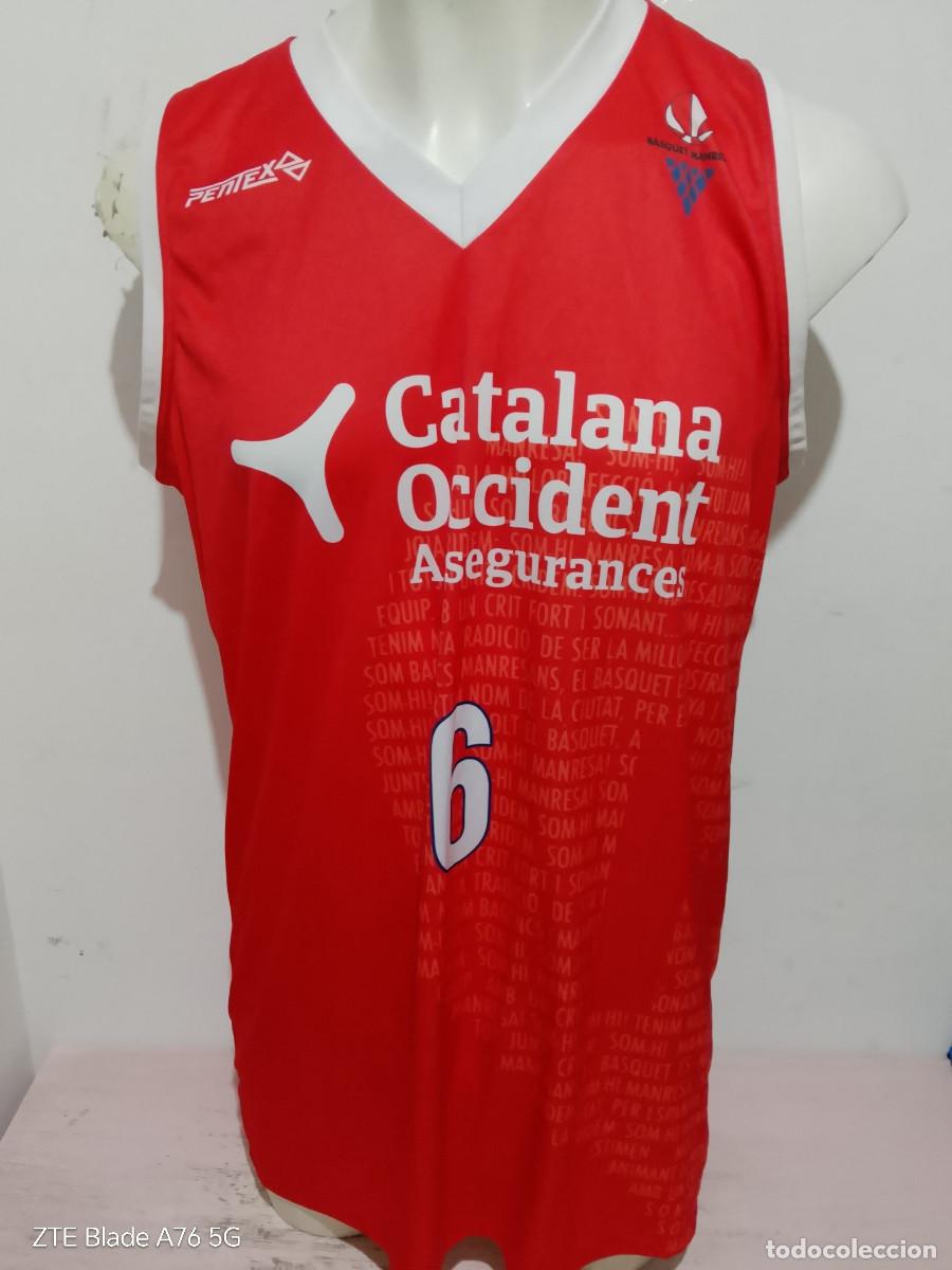 Coleccionismo deportivo: basquet Manresa basketball catalunya basquet camiseta shirt basket xl 55x87cts