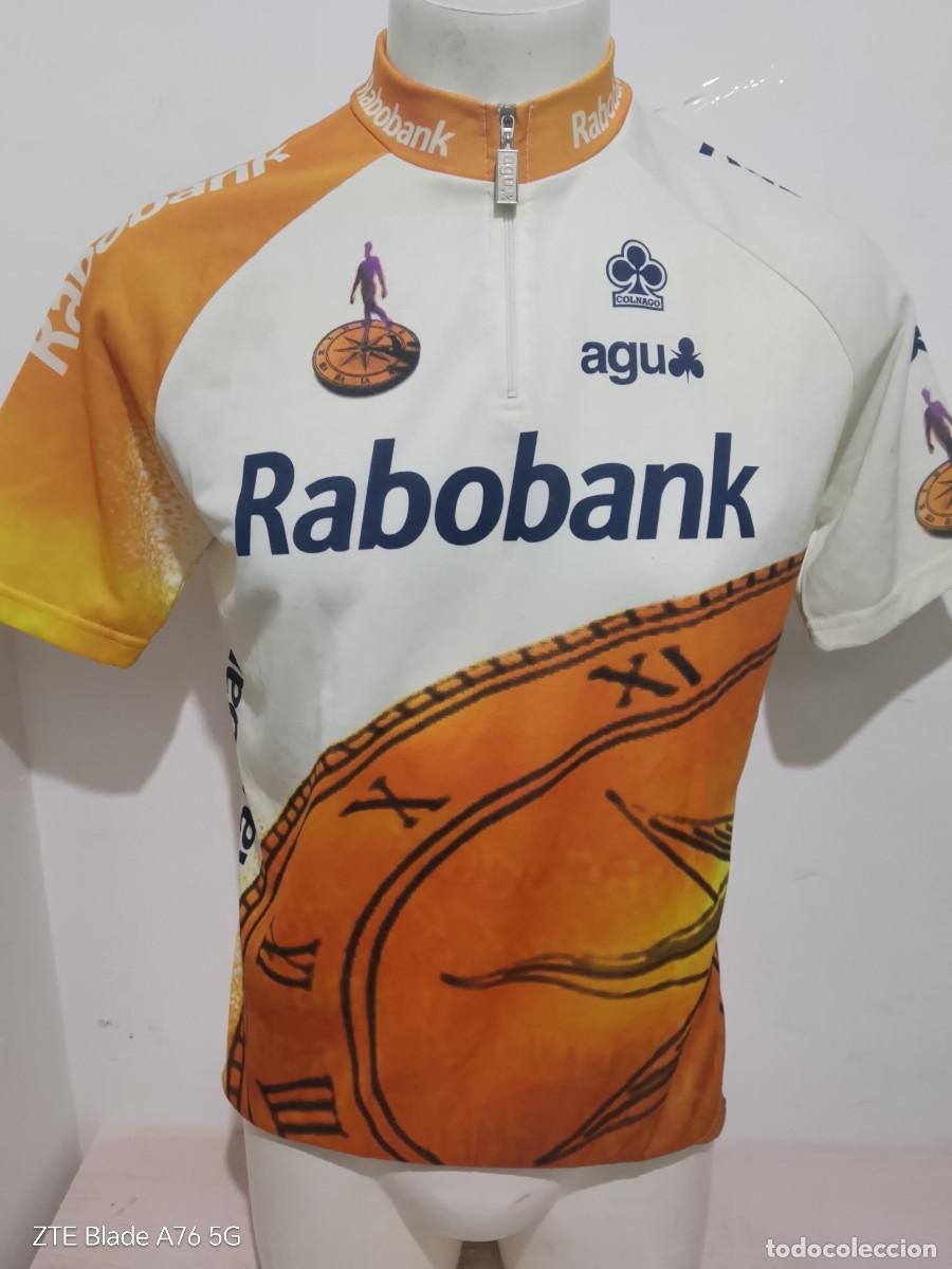 Coleccionismo deportivo: Rabobank vintage ciclismo ciclista maillot team xl 56cts cycling jersey