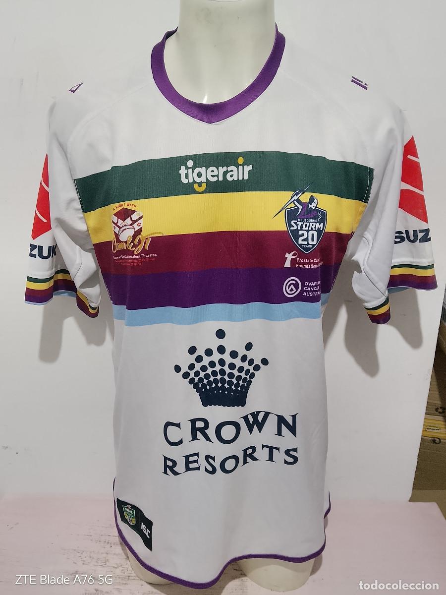 Coleccionismo deportivo: Melbourne Storm Smith Rugby Australia tribute shirt camiseta trikot 3xl 62cts