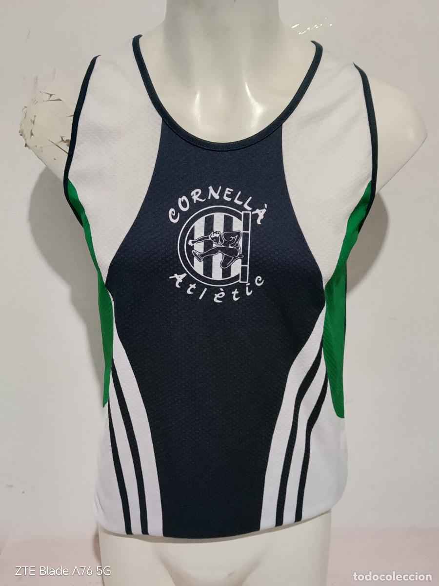 Coleccionismo deportivo: Cornella atletismo camiseta running shirt athletics Barcelona 50x70cts