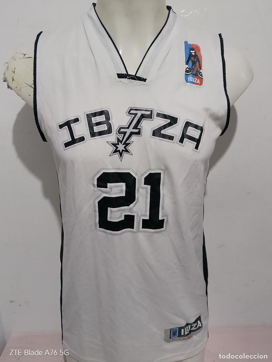 Coleccionismo deportivo: Ibiza camiseta discoteca tecnno San Antonio Spurs edition basket S 52x75cts