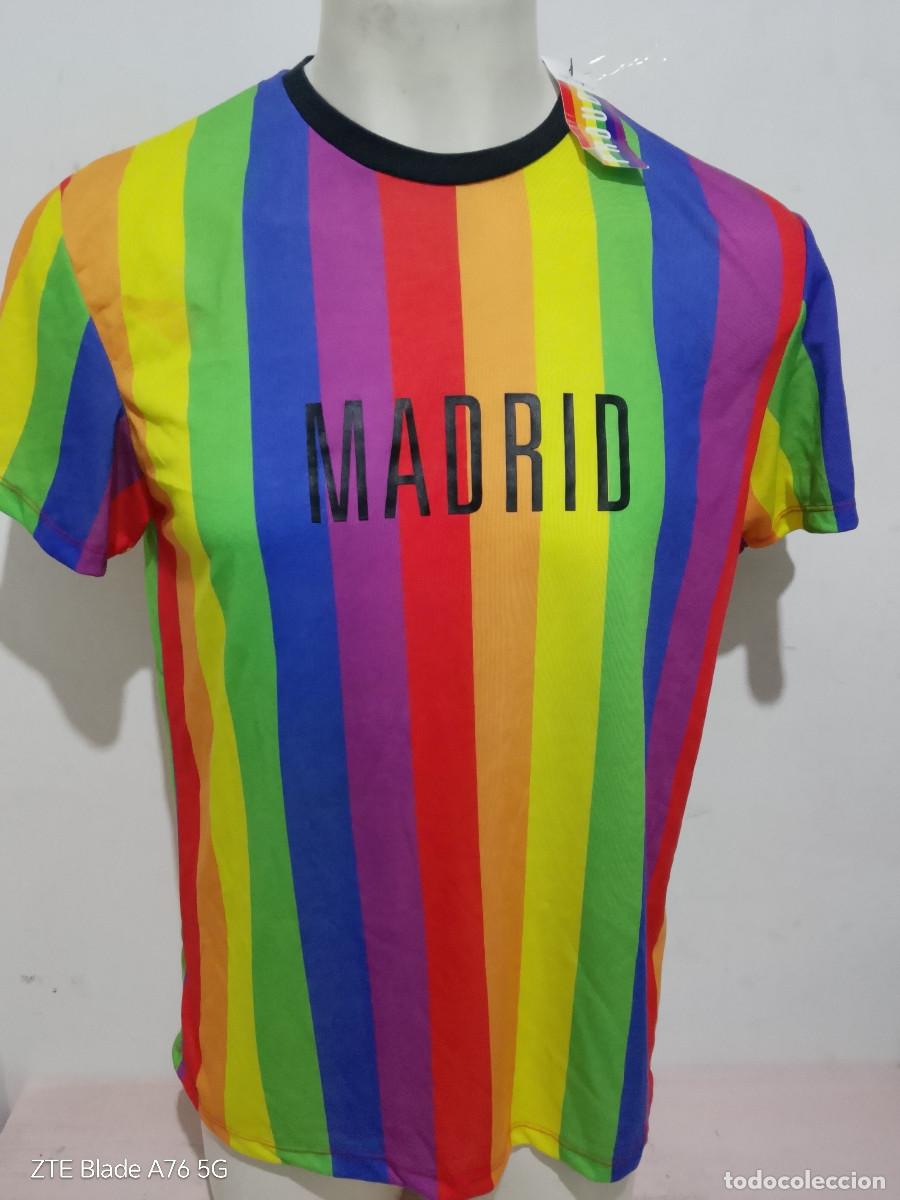 Coleccionismo deportivo: Madrid chueca camiseta lgtbi gay shirt L 55cts