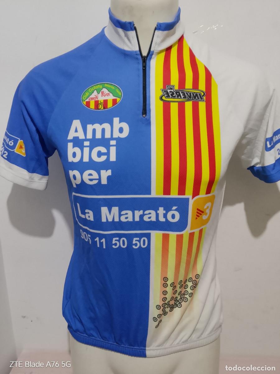 Coleccionismo deportivo: maillot ciclista La Marat&oacute; de TV3 catalunya ciclismo cycling jersey L 50cts