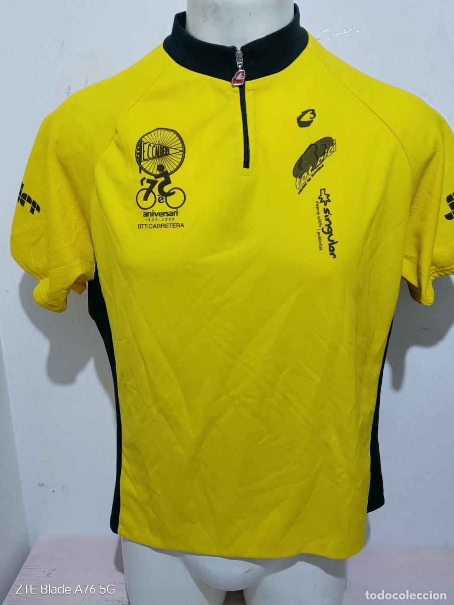 Coleccionismo deportivo: Btt carretera maillot ciclismo ciclista xl 58cts catalunya