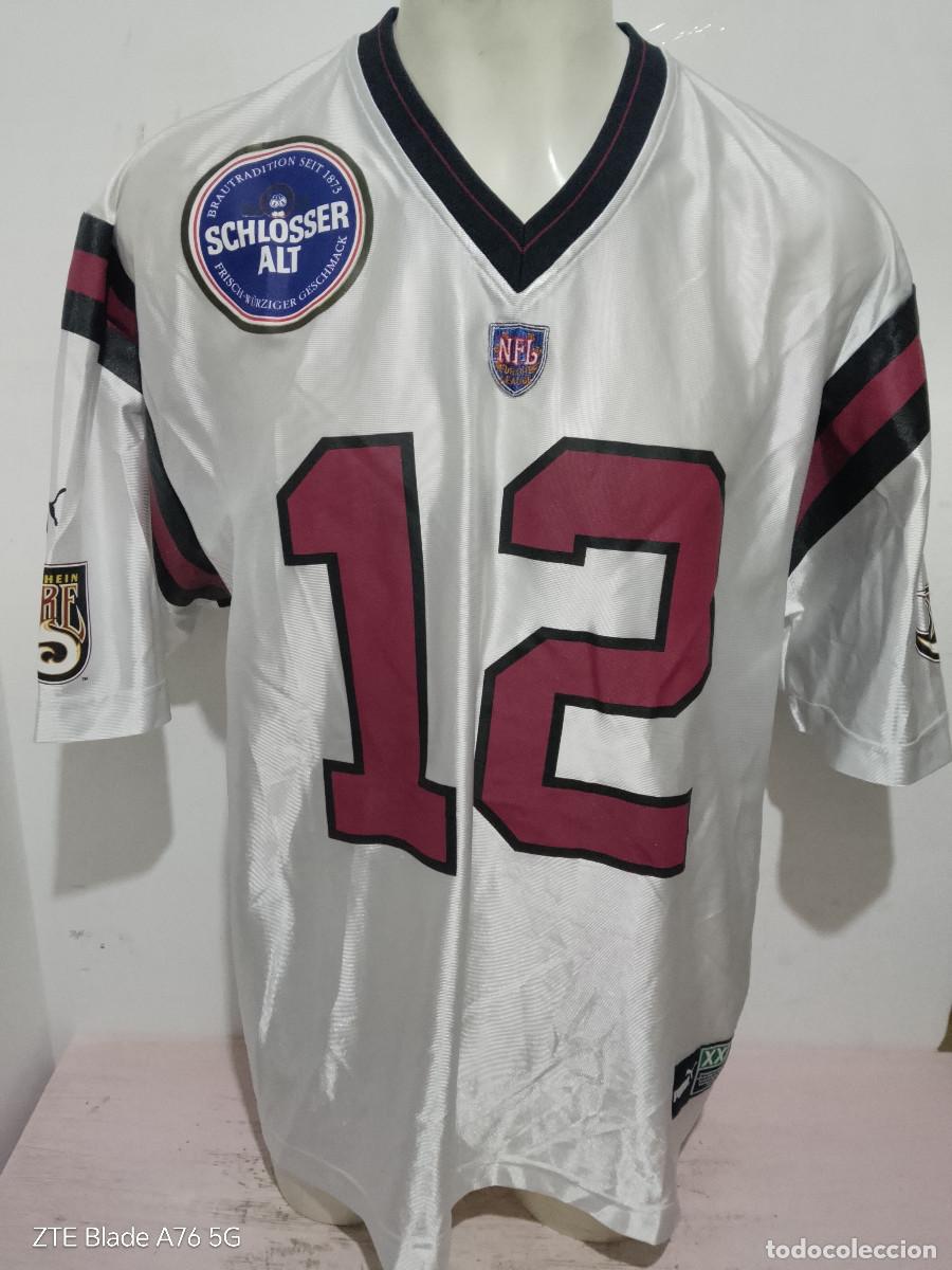 Coleccionismo deportivo: Vintage Rhein Fire Reebok NFL Europe Jersey futbol americano Germany deustchland xxl 66cts