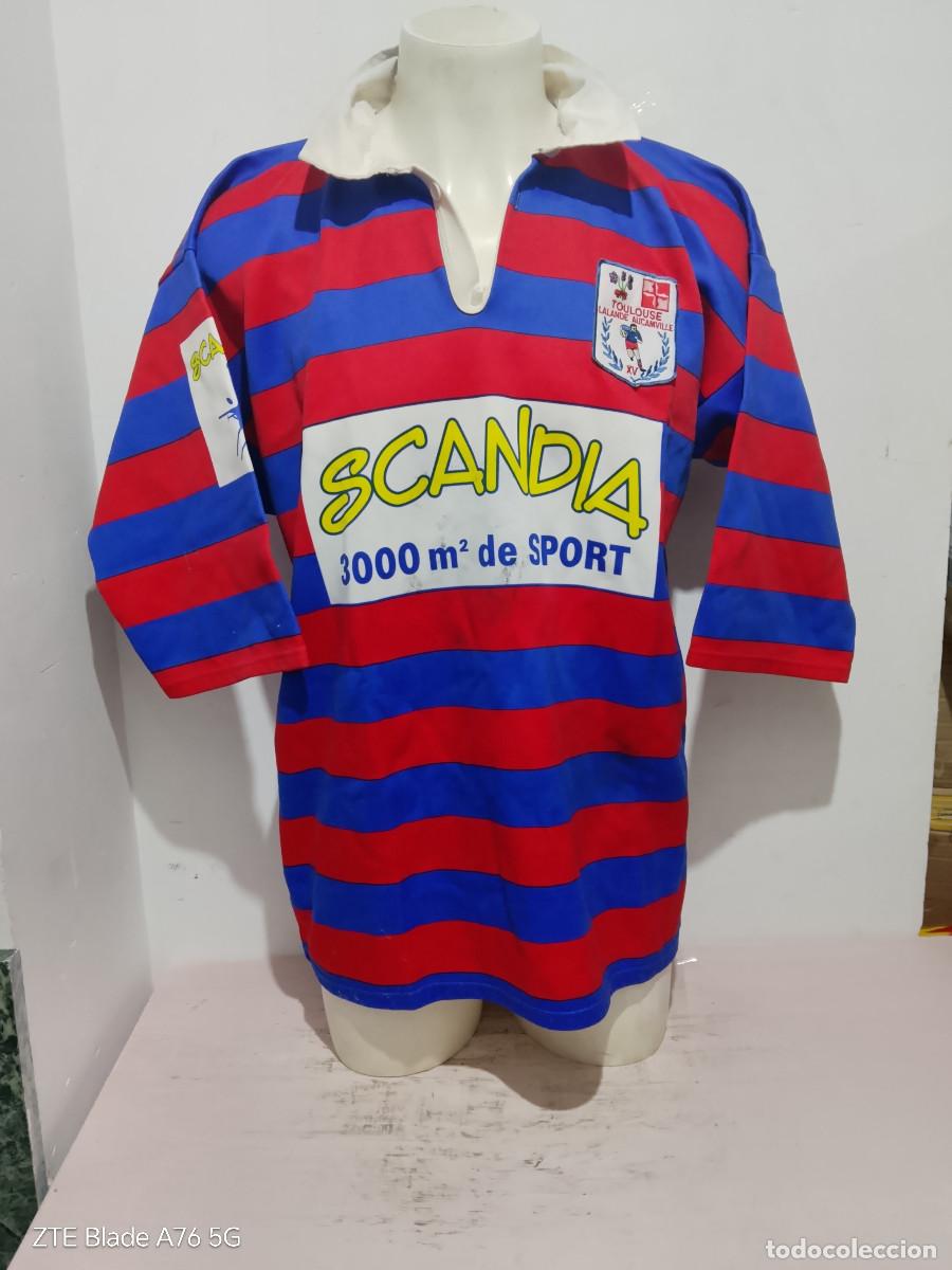 Coleccionismo deportivo: Toulouse Lalande Aucamville XV Rugby France jersey shirt camiseta xxl 64cts