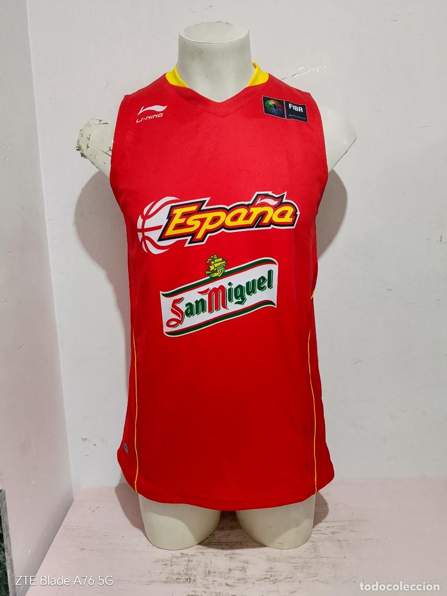 Sammelleidenschaft Sport: Espa&ntilde;a Spain seleccion basket basketball camiseta shirt basquet M 52x78cts