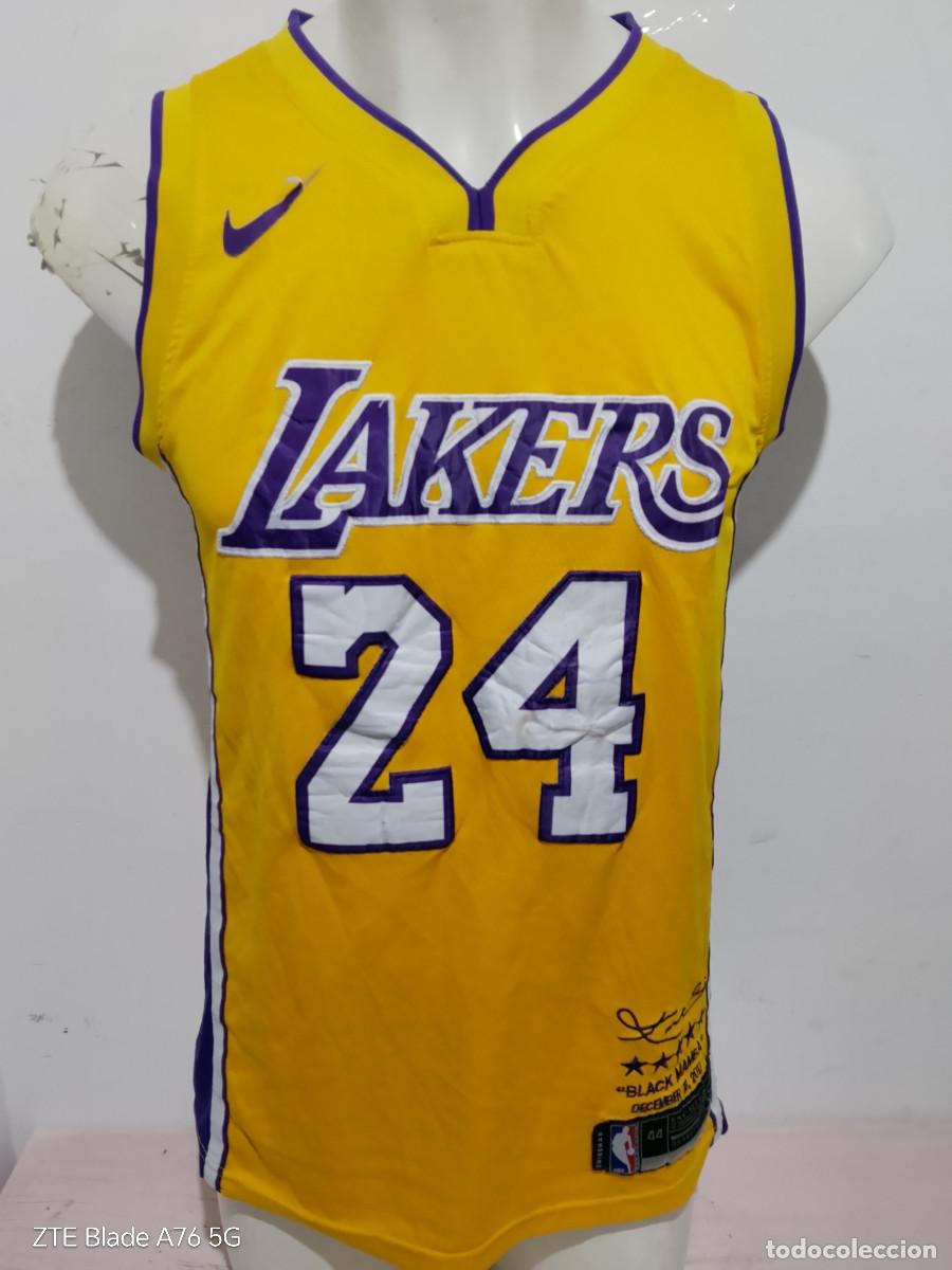 Coleccionismo deportivo: Kobe Bryant NBA Lakers basketball shirt camiseta basquet S 48cts