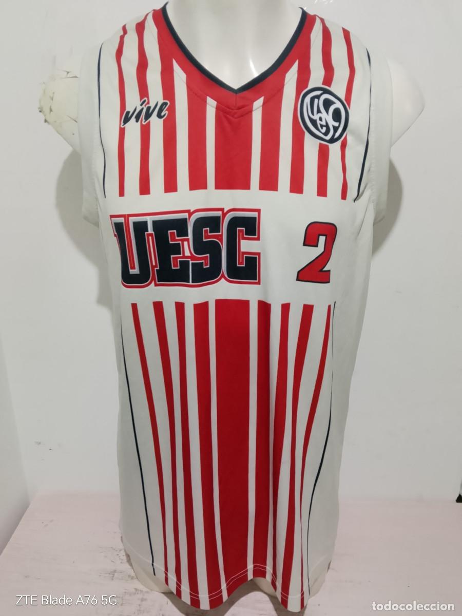 Coleccionismo deportivo: Club de B&agrave;squet Sant Cugat Barcelona camiseta basket basquet catalunya L