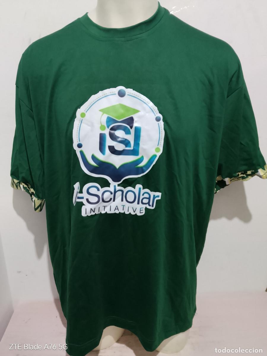 Coleccionismo deportivo: i-Scholar Initiative world academy student university shirt camiseta xxl 62cts