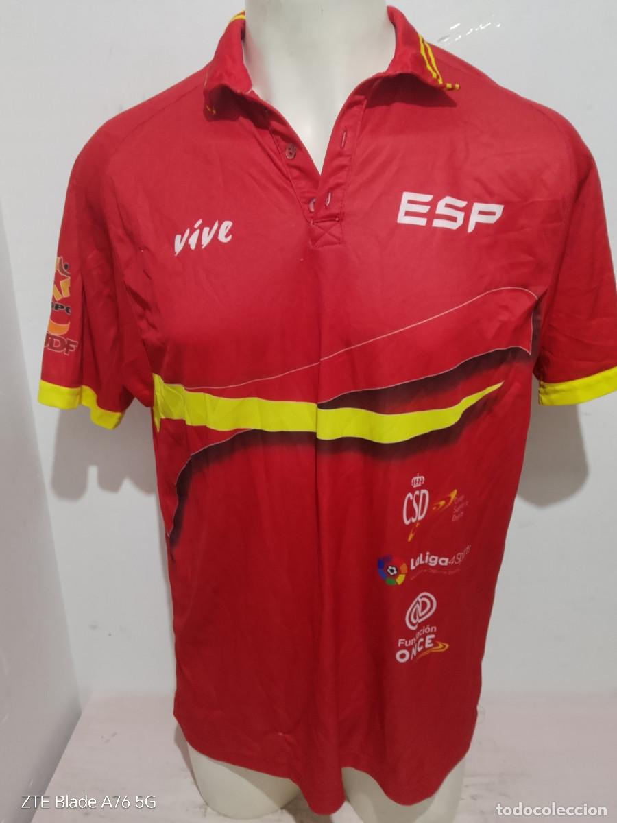 Colecionismo desportivo: Espa&ntilde;a Olimpica camiseta seleccion paralimpicos xl 63cts