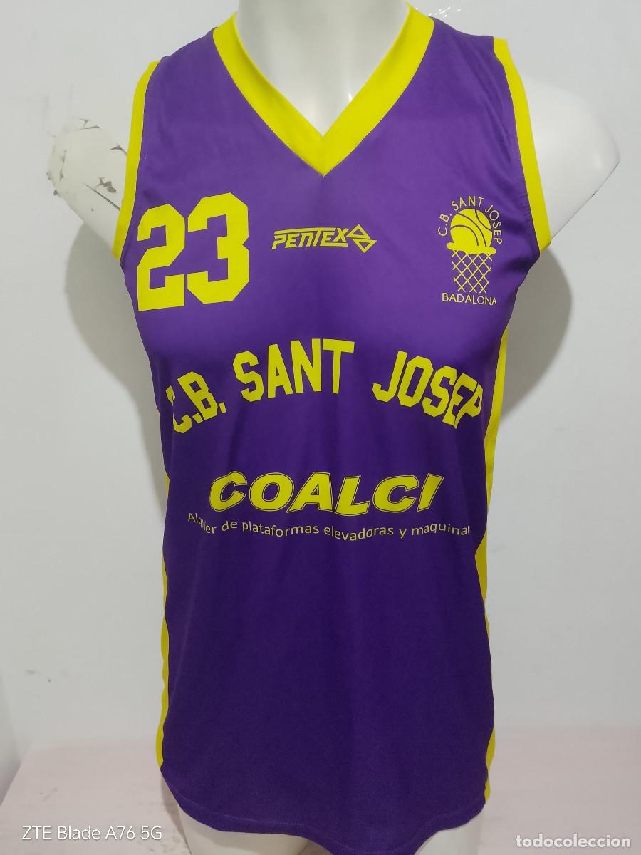 Colecionismo desportivo: CB Sant Josep Badalona basket camiseta basquetbol catalunya s 49cts