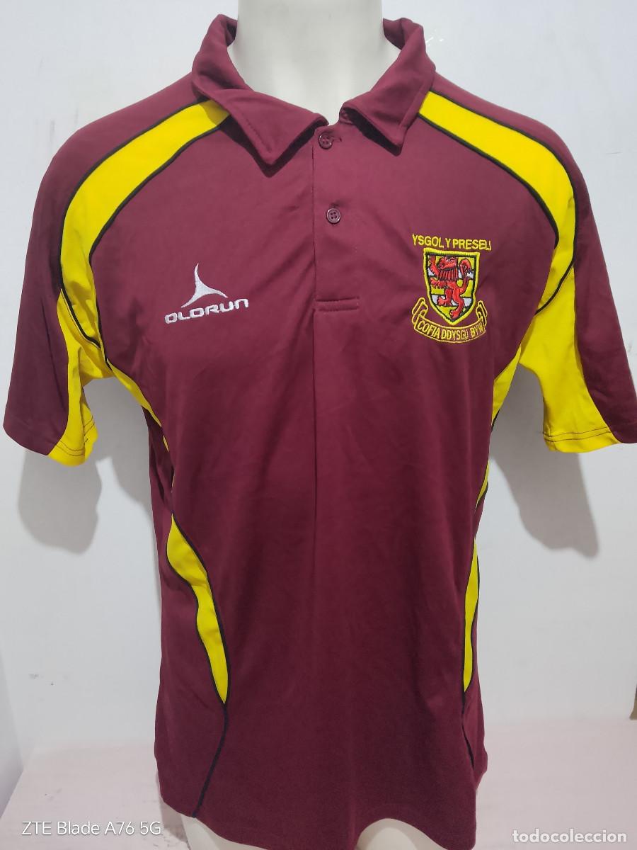 Colecionismo desportivo: Crymych Pembrokeshire Wales academy rugby polo university shirt xl 62cts