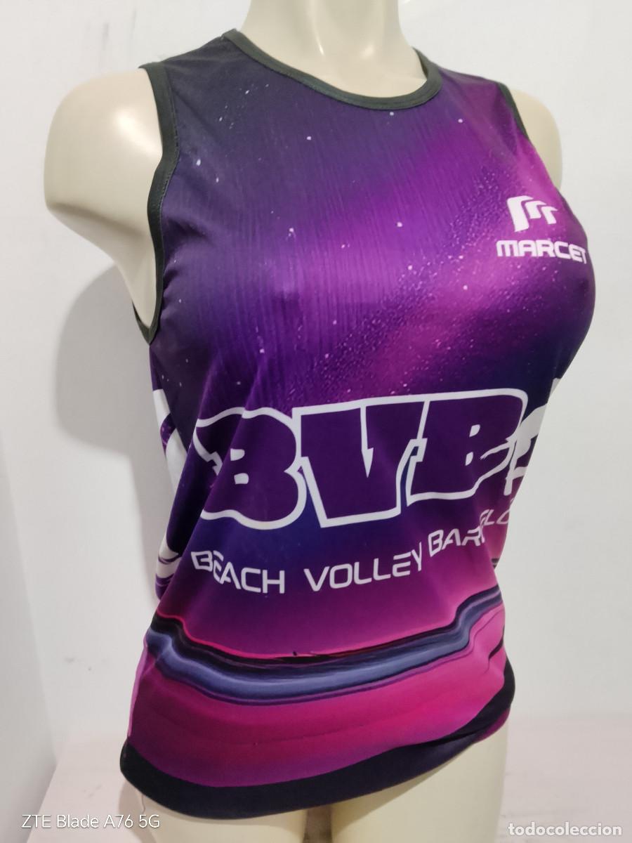 Sammelleidenschaft Sport: Beach Volleyball Barcelona voleibol shirt camiseta chcia mujer lady woman girl M 48x73cts