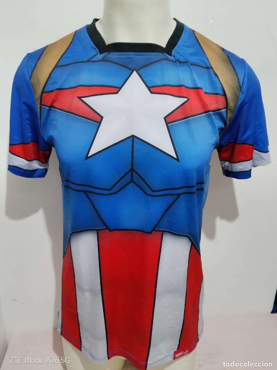 Colecionismo desportivo: Marvel captain america camiseta shirt super heroes shirt camiseta L 55cts